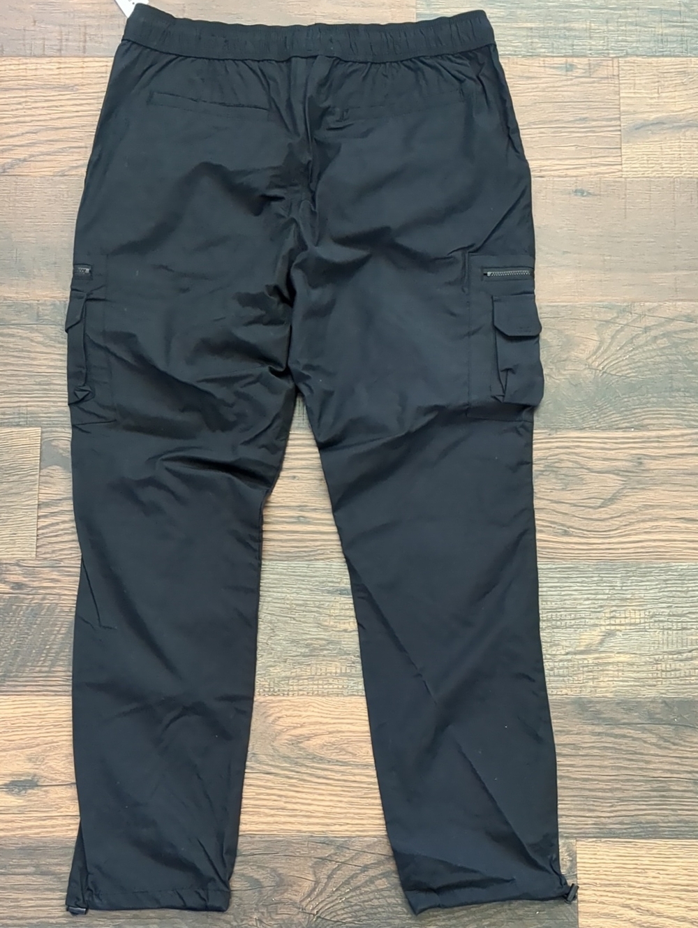 PacSun Black Men's Cargo Pants Joggers with Zip & Flap Pockets, Size Large, NEW - Picture 10 of 10